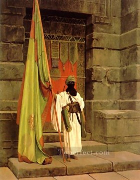 アラブの旗手 ジャン・レオン・ジェローム Oil Paintings